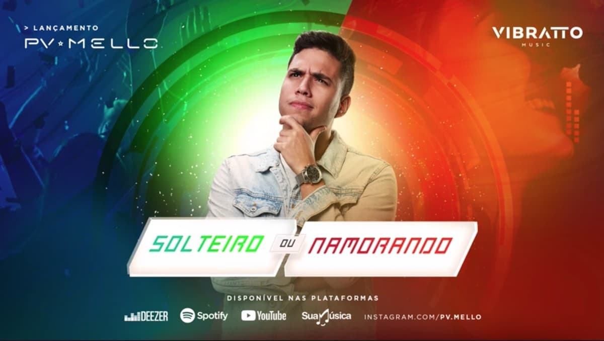 Arte de divulgação de Solteiro ou Namorando